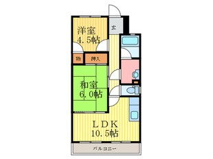 安井マンションの物件間取画像